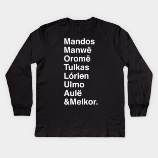 The Lords of Valar Kids Long Sleeve T-Shirt